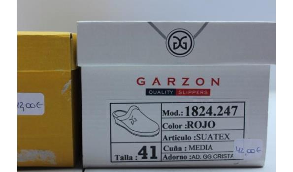 2 paar div pantoffels GARZON en ALGAR SHOES, m41
